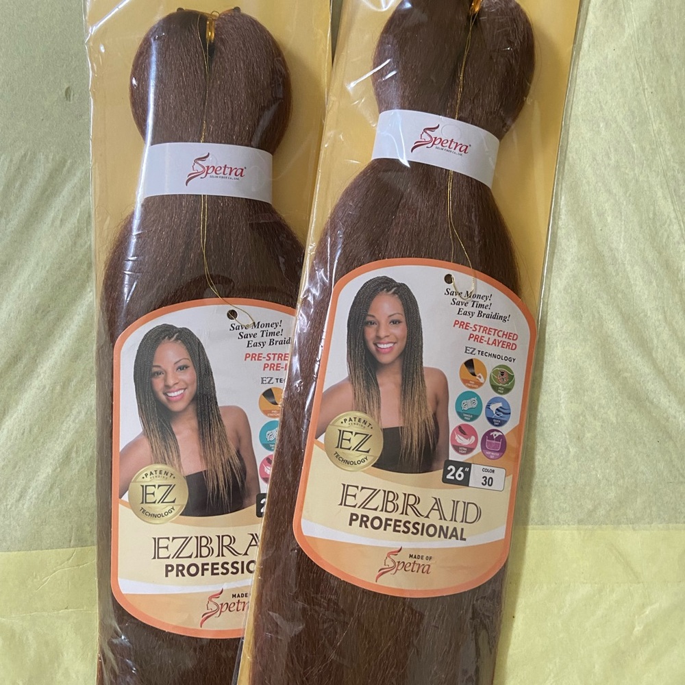 2 Packs Of “EZBRAID PROFESSIONAL” Hair